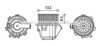 AVA QUALITY COOLING CN8298 Electric Motor, interior blower